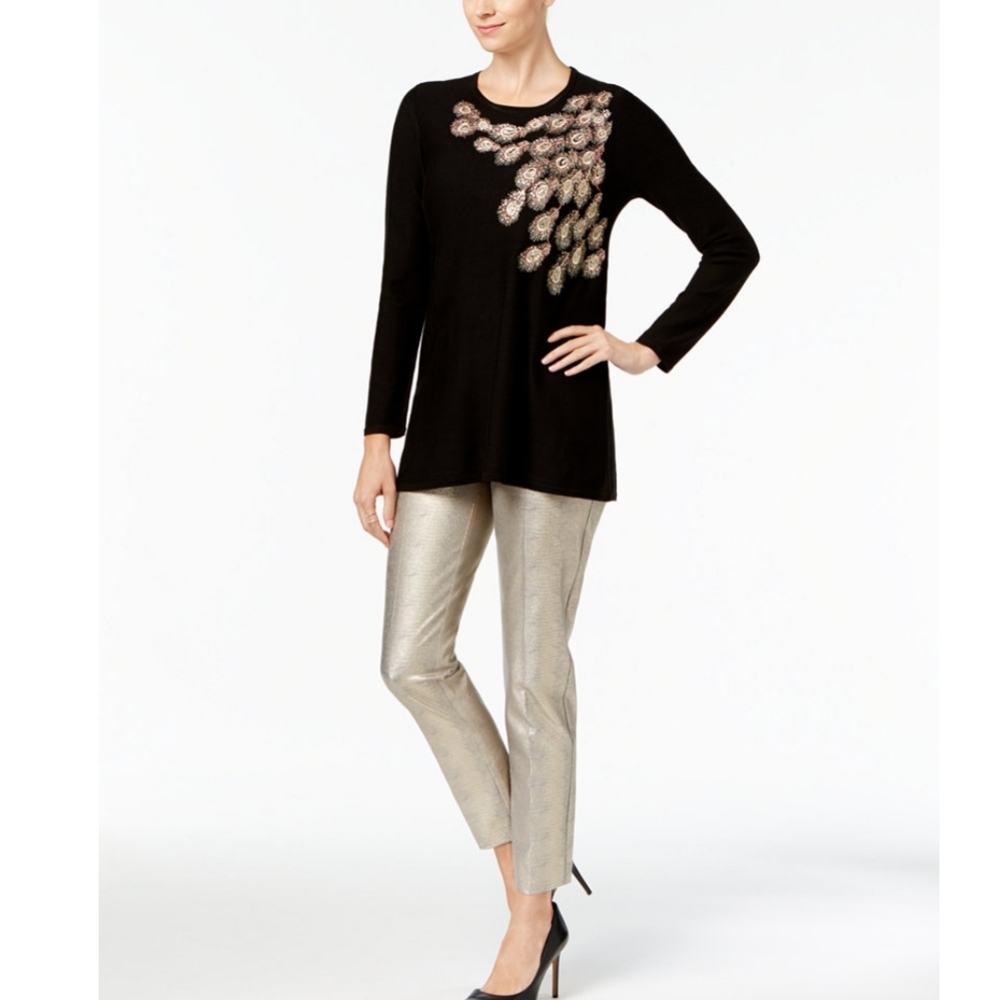 ALFANI ROSE SHIMMER PANTS
